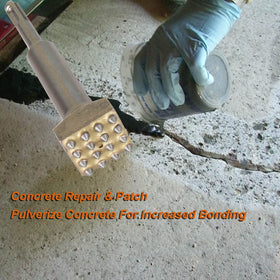 One piece forged shank designed for durability during roughening tasks.
