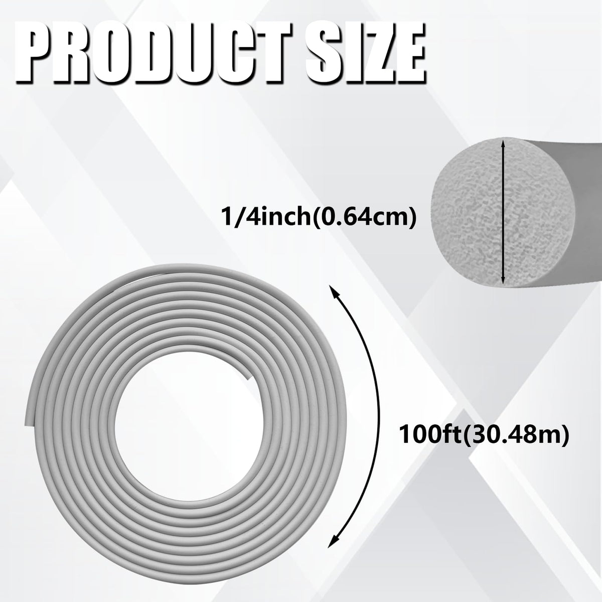Acuteye backer rod cut to fit for easy, precise gap filling