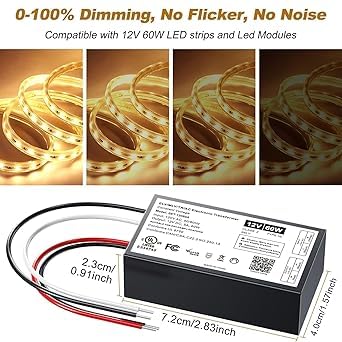 Adapter-Universe LED driver connected to a Lutron dimmer for flicker free control