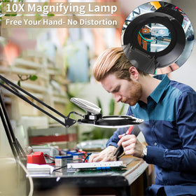 ADDIE KIRKAS 2200-lumen daylight LED provides clear, true-color lighting for craft and repair.