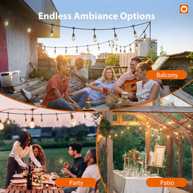 Addlon backyard party lighting elevates outdoor celebrations