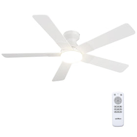 Addlon ceiling fan with light and remote control for easy setup