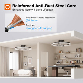 Addlon low-profile flush mount fits low ceilings with modern look