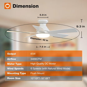 Whisper-quiet operation at 35 dB supports peaceful bedrooms.