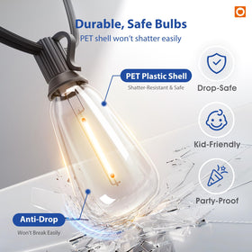 addlon connectable outdoor lights extend your patio with multiple strands