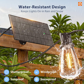 Addlon cord-free decor ideal for patios, gardens, and camping setups.