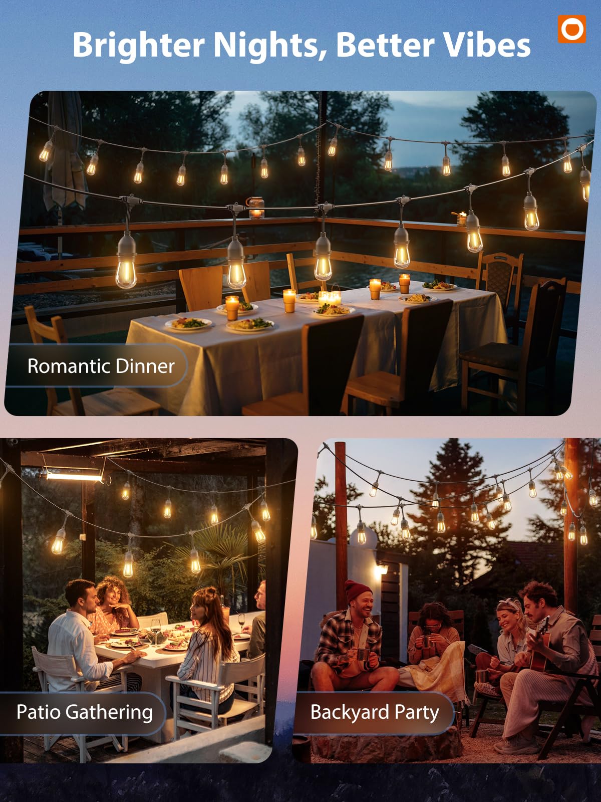 Addlon ideal for decks, porches, backyards, cafes, and markets.