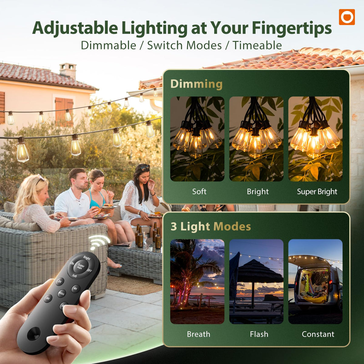 addlon detachable solar panel for flexible charging