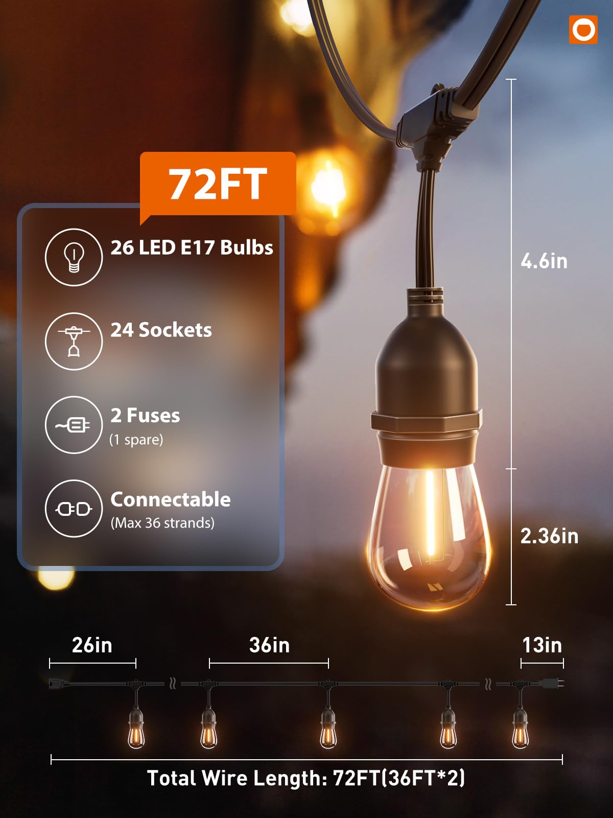 Addlon dimmer-compatible design enables customizable ambiance.