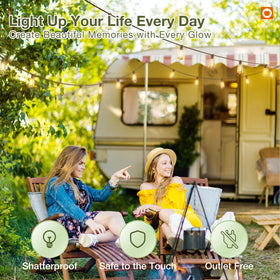 Addlon easy installation of versatile outdoor lighting setups