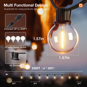 Addlon extra bulbs included enable quick replacements and continuous glow.