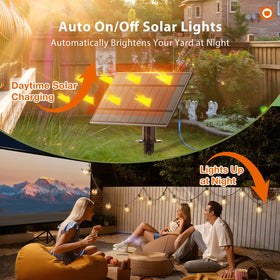 Addlon G40 LED globe bulbs provide durable, clear outdoor illumination.
