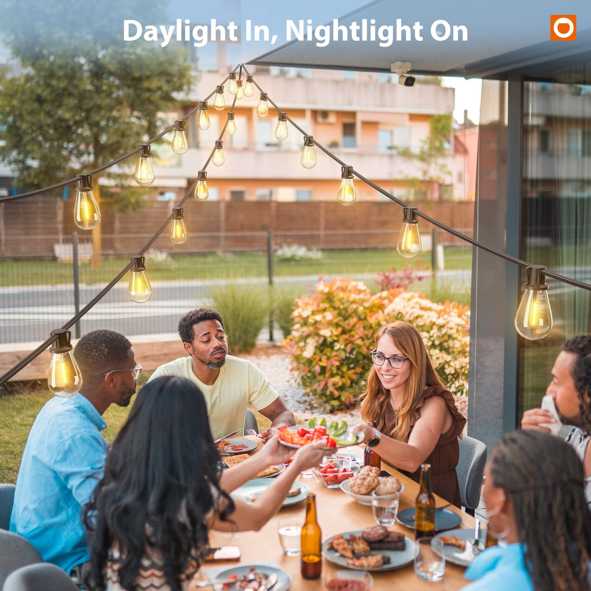 Addlon garden porch decor lights create inviting outdoor spaces