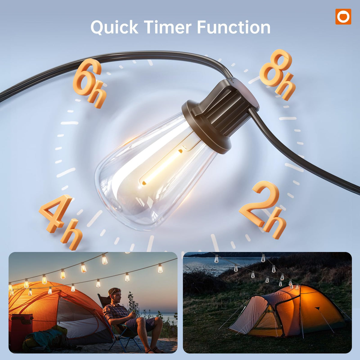 Addlon IP54 weatherproof lights withstand rain and sun.