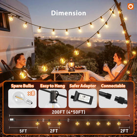 Addlon IP65 waterproof rating ensures durable outdoor use in rain.