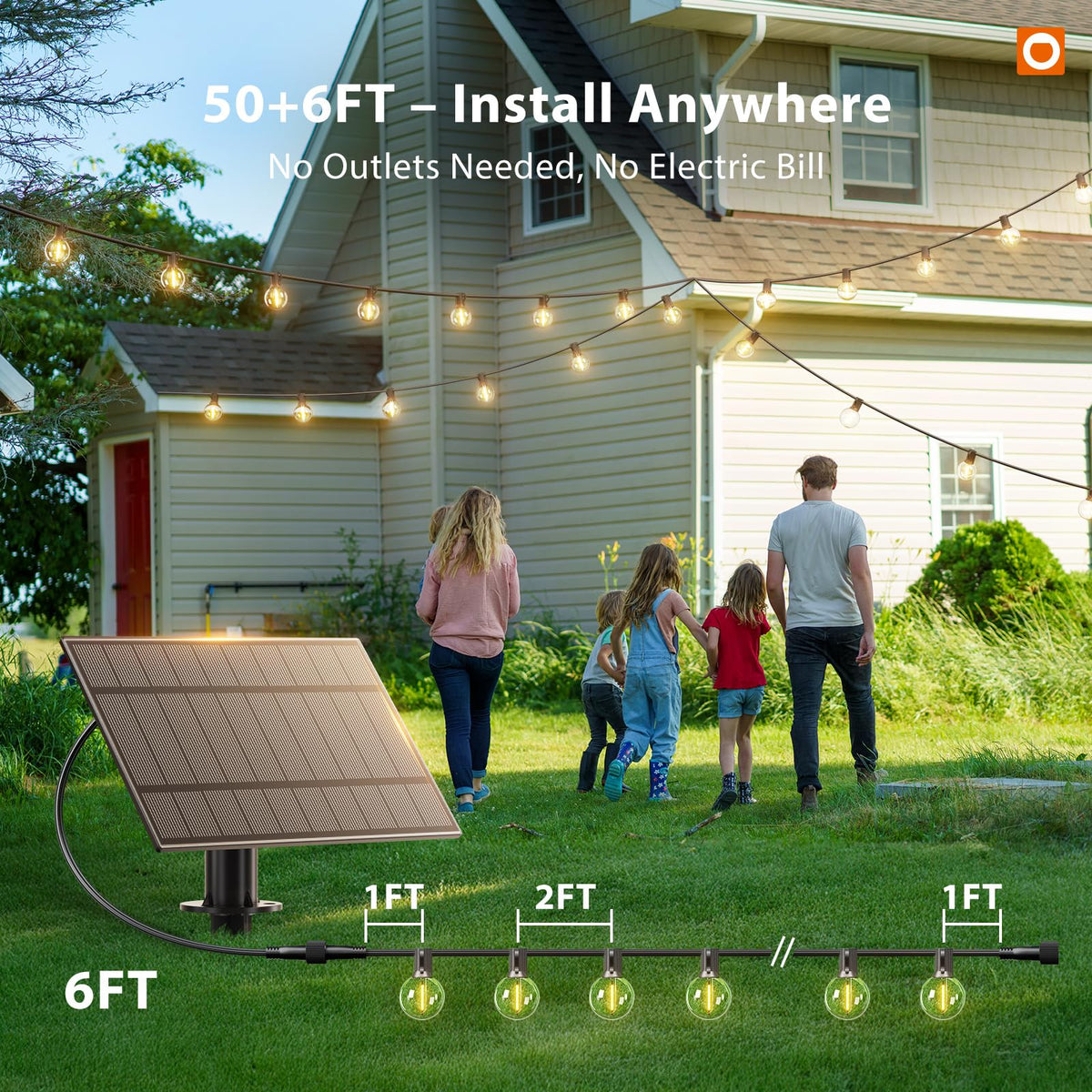 Addlon IP65 waterproof shatterproof bulbs withstand outdoor weather.