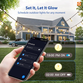 addlon IP65 waterproof, shatterproof ST38 bulbs withstand rain for durable decor