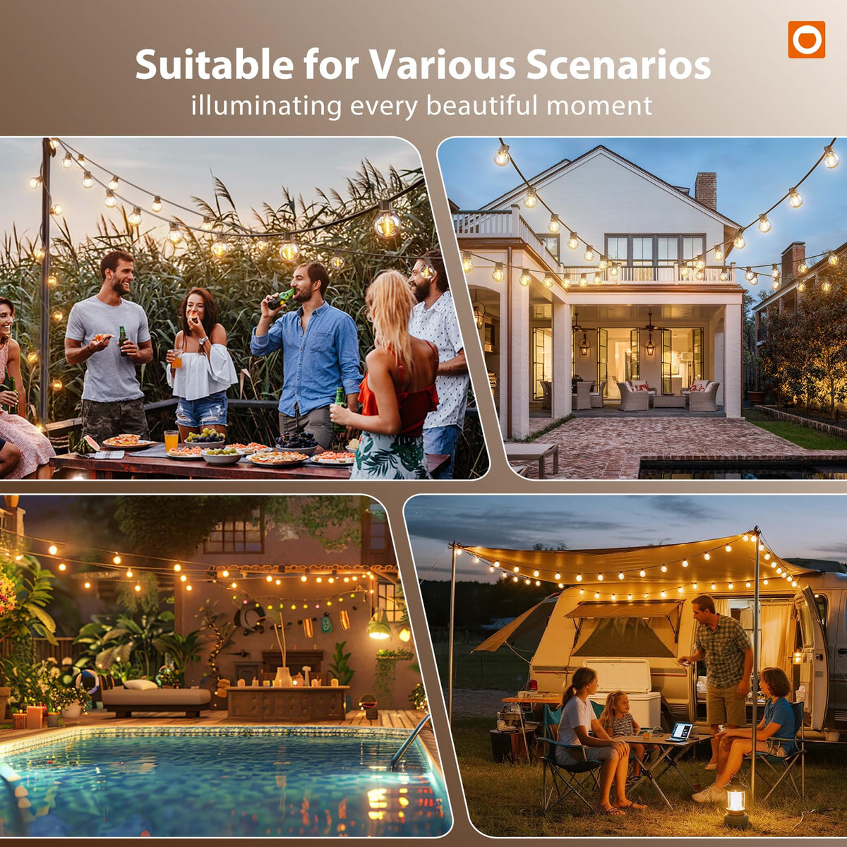 Addlon large backyard wedding decor suitable for expansive spaces