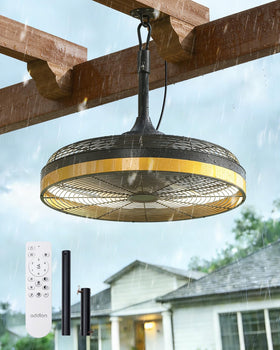 Addlon outdoor ceiling fan with light for patios delivers reliable cooling and illumination.