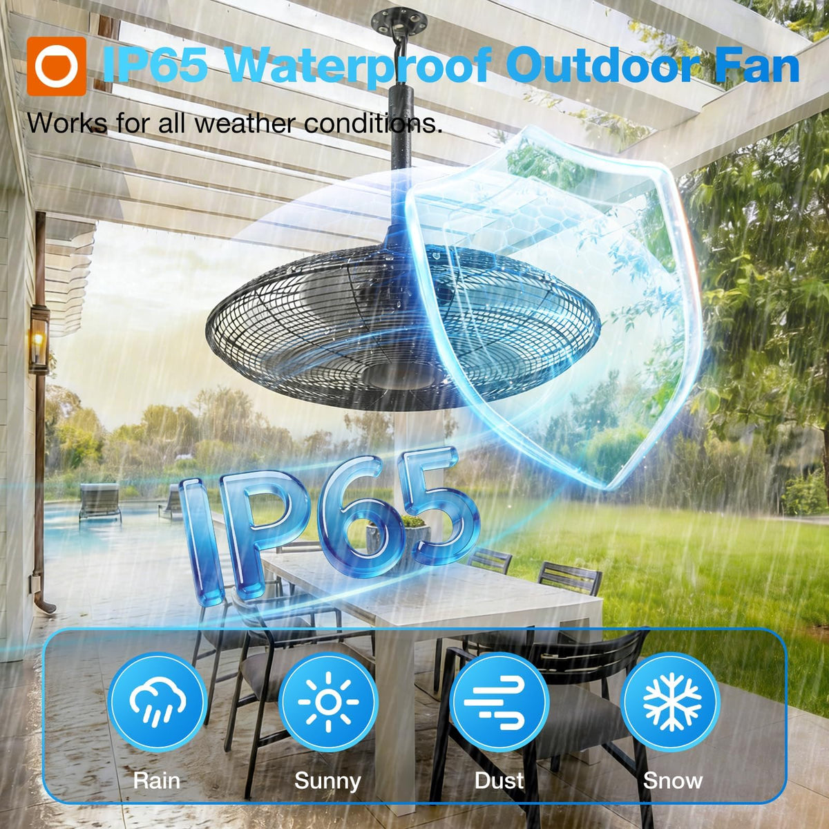addlon outdoor fan remote app control showcasing convenient dual control