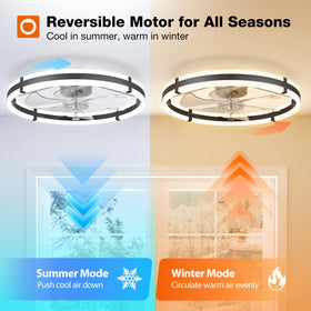 Addlon remote and app control simplify adjusting speed and light levels.
