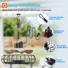 Reversible airflow feature to enhance year-round comfort and circulation.