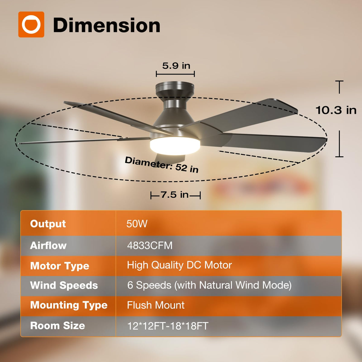 addlon reversible DC motor provides six-speed cooling for year-round comfort