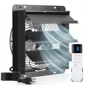 Addlon shutter exhaust fan front view shows durable metal construction for strong ventilation
