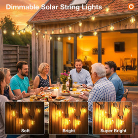addlon USB backup keeps solar string lights on during cloudy days