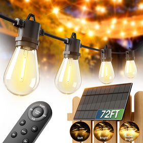 addlon solar string lights waterproof outdoor use in any weather