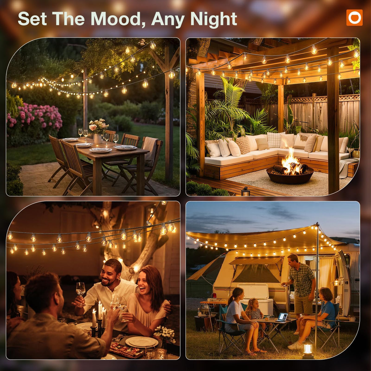 addlon weatherproof solar string lights built for outdoor use