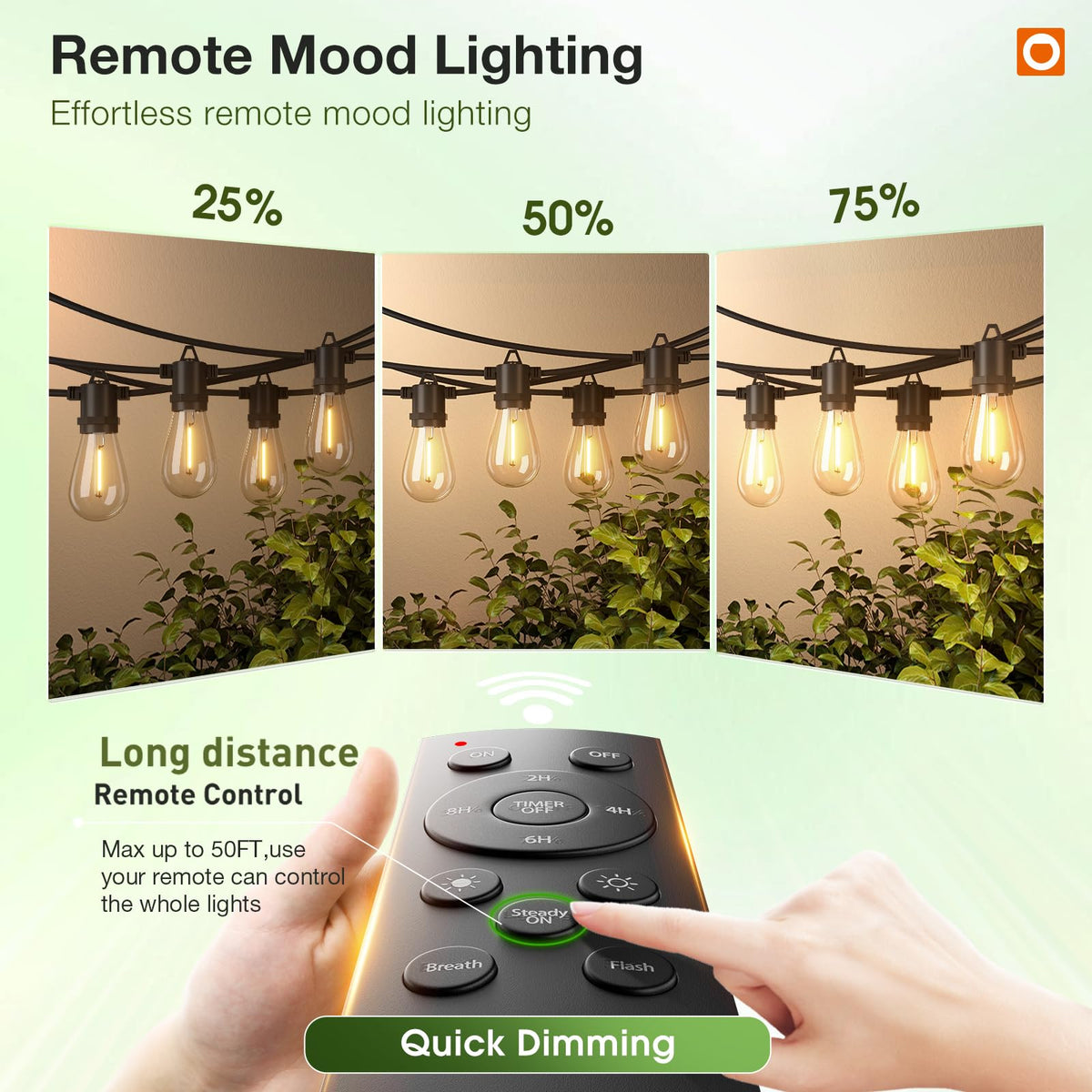 addlon timer-enabled outdoor lights provide automatic on/off for convenience.