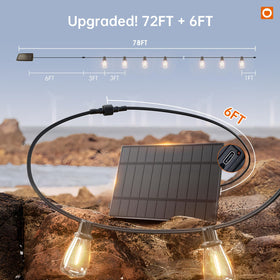 addlon USB port allows quick charging when sun is scarce