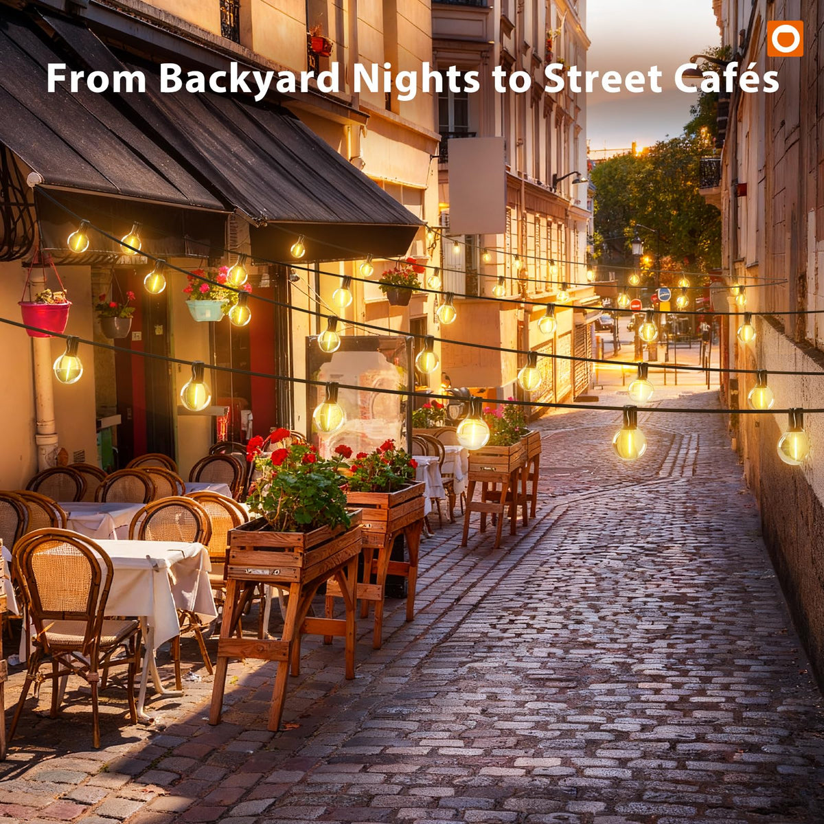 Addlon creates warm ambience for patio, deck, or cafe