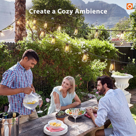 Addlon warm glow for family evenings without electricity costs.