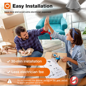 addlon warranty-support ceiling fan emphasizes motor warranty and service