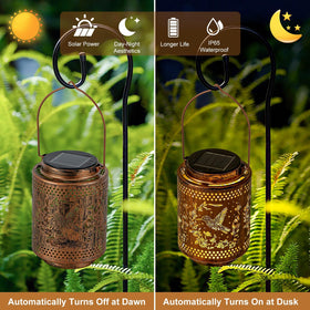 Adebime night glow provides warm ambiance for evenings outside.
