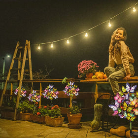 Adecorty energy-saving lights help reduce electricity use for outdoor decor.