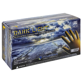 Adenna Dark Light 9mil nitrile gloves black box of 100 for heavy-duty use.