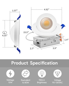 Adetu white six pack packaging for ceiling upgrades