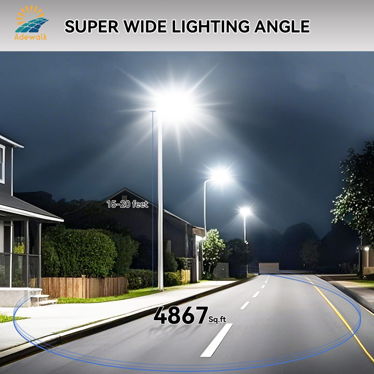 Adewalk durable IP67 waterproof enclosure withstands harsh weather