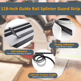 Adhesive-backed replacement strip enables quick, secure rail upgrades.