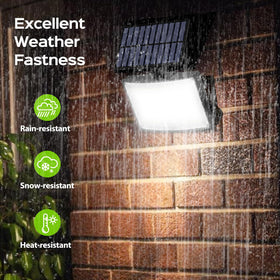 Adiding easy-install outdoor flood light shows quick setup without complex wiring.
