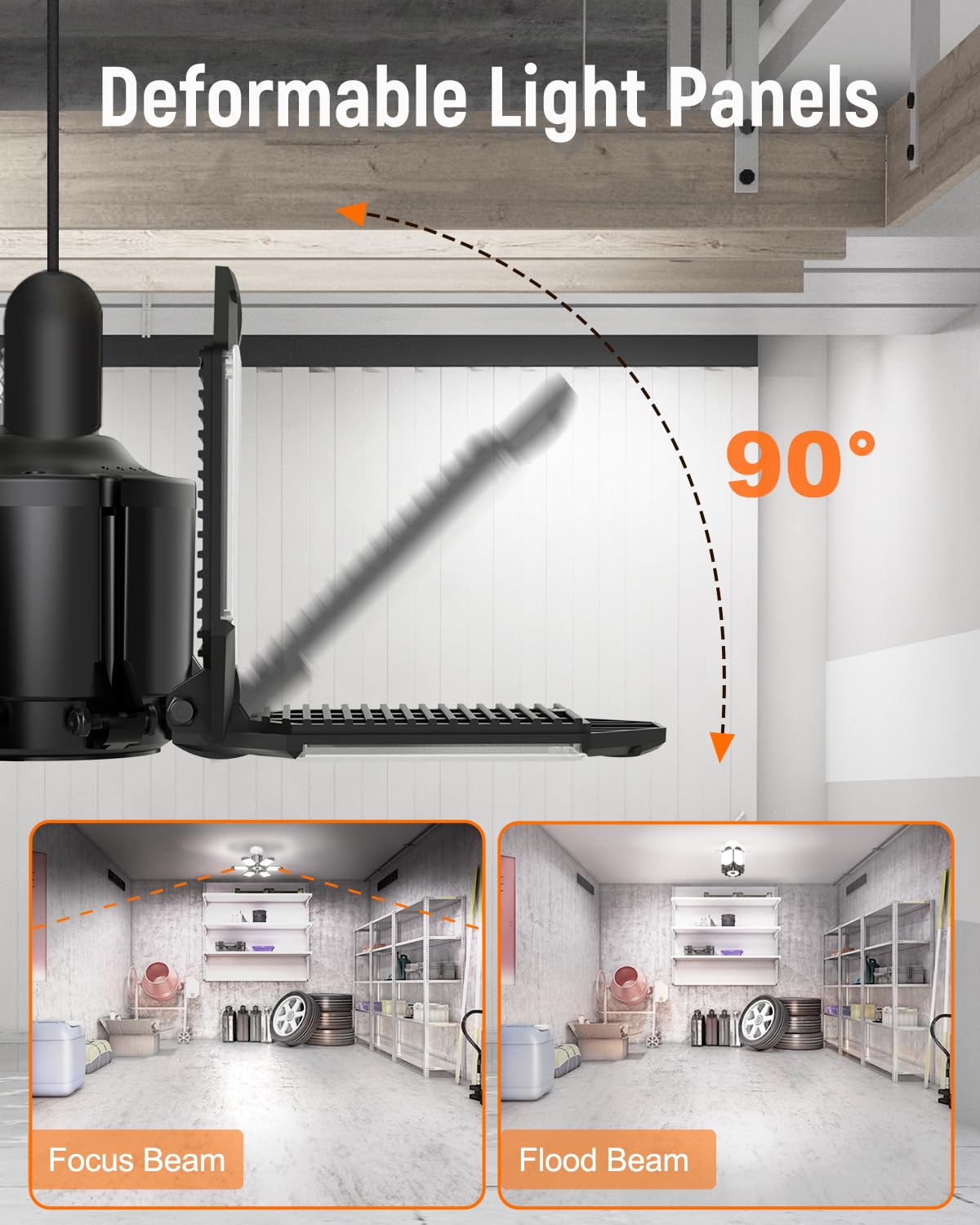 Adiding daylight 6500K output supports clear, task-focused lighting.