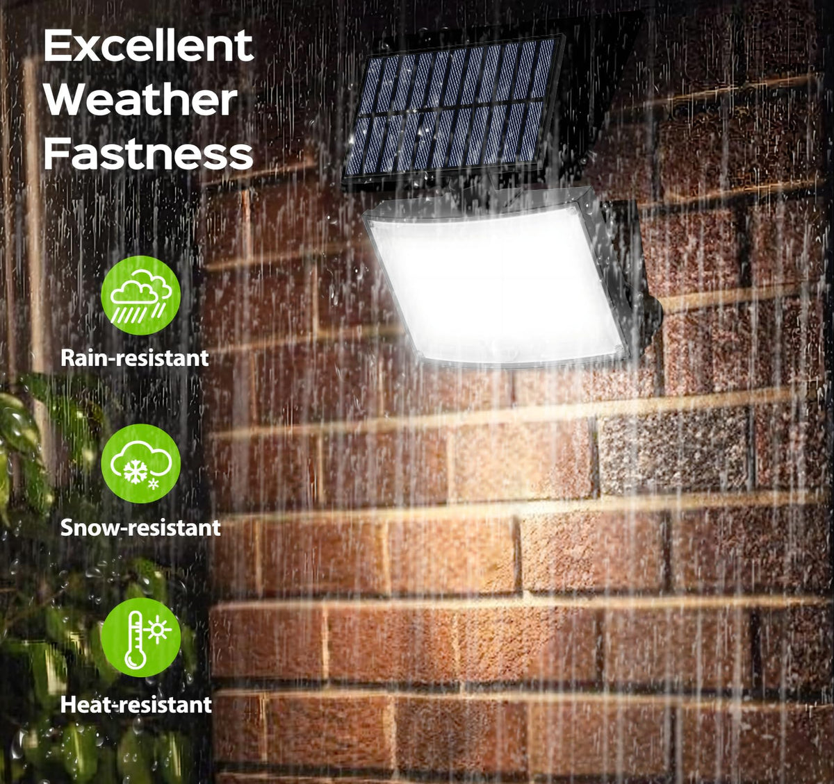 Adiding solar outdoor light wall mount installation ready kit