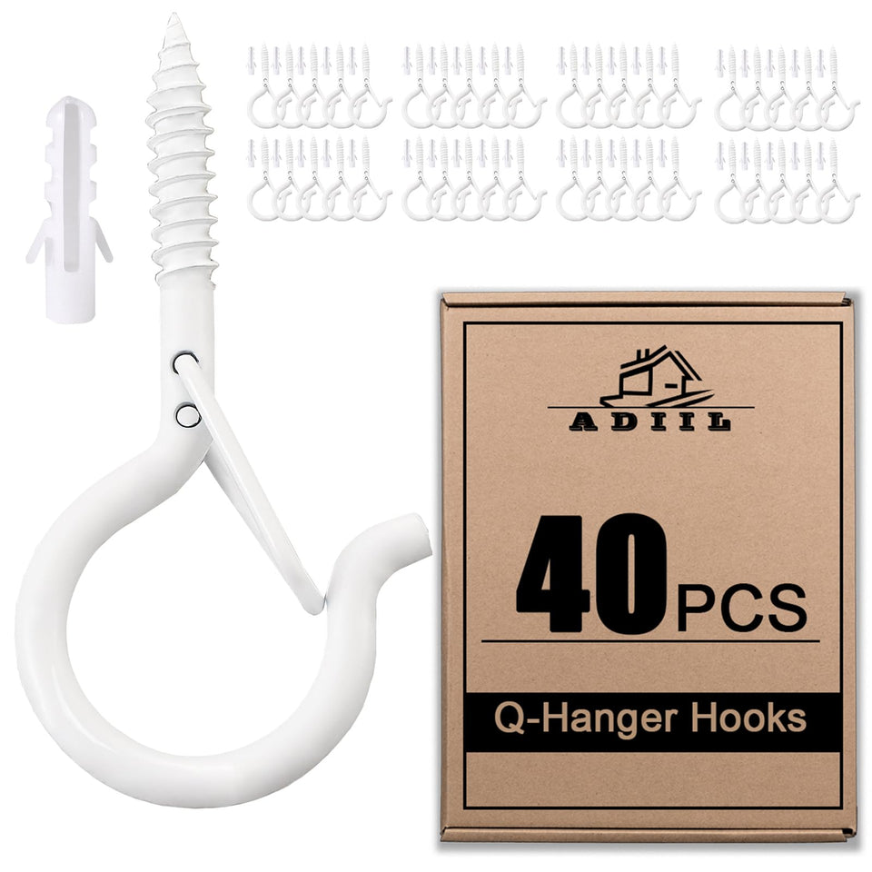 ADIIL Q Hanger Hooks with safety buckle securely hold outdoor lights.