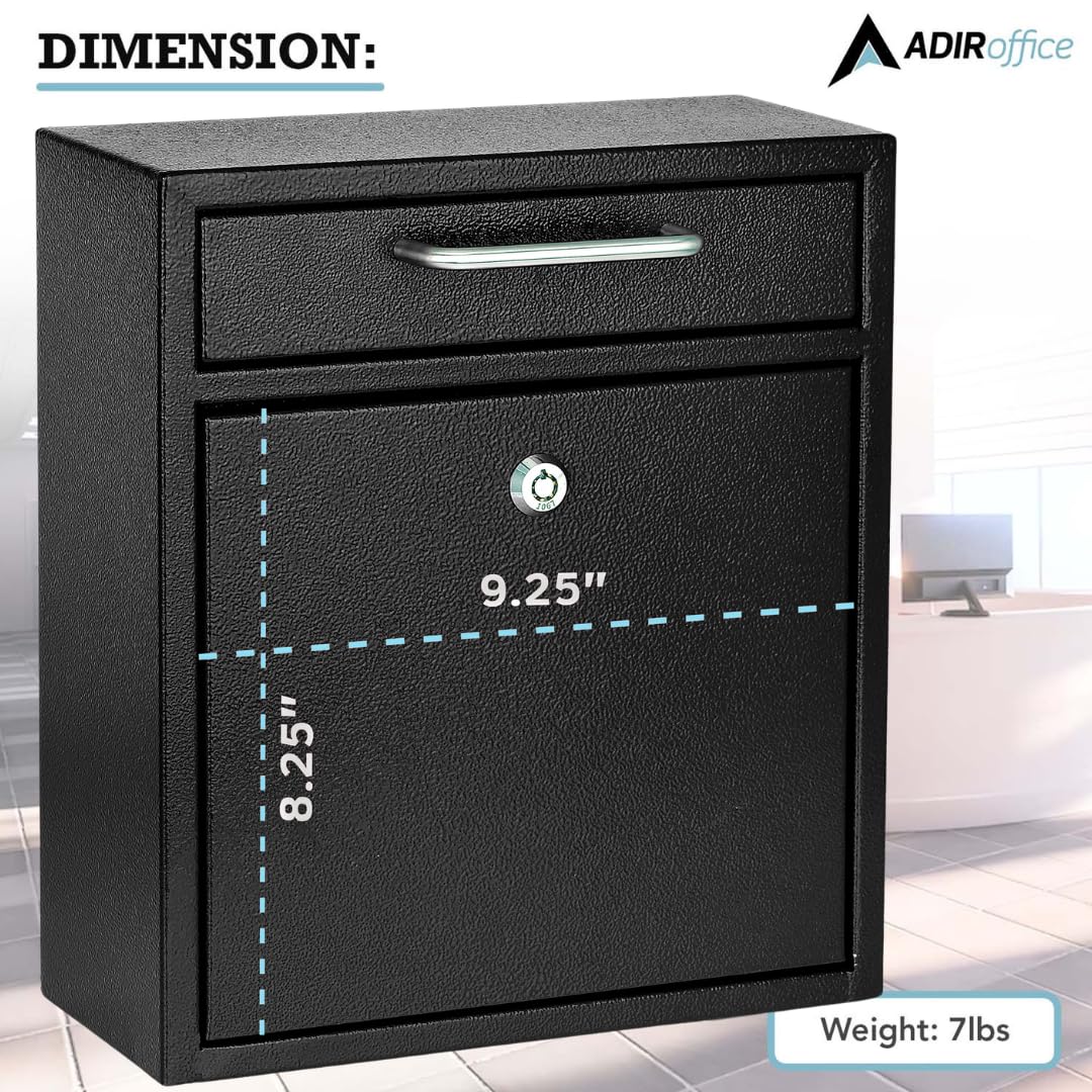 AdirOffice after-hours drop supports night deposits securely
