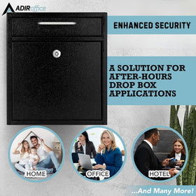 AdirOffice key drop capability enables safe and convenient submissions