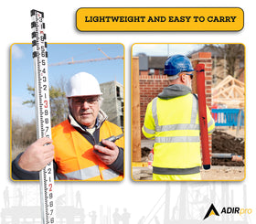 AdirPro 16-foot rod features extended sections for easy setup and transport