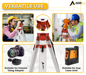 AdirPro Laser Level Tripod offers field use on wet ground.